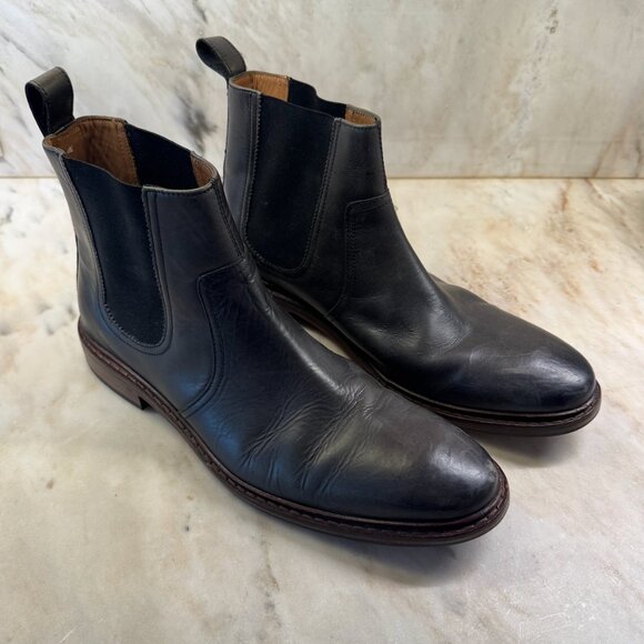 Cole Haan Chelsea Boots Black Leather Size 10.5 - Picture 1 of 4